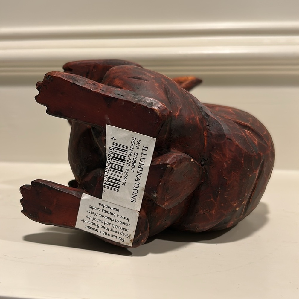 Illuminations Resin Bunny with Pack Tealight Holder - Picture 8 of 10